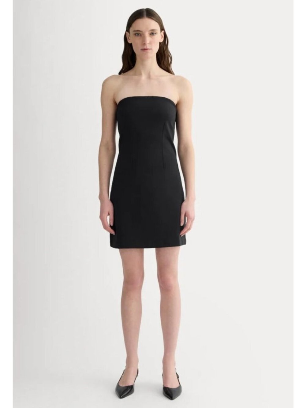 Everlane The Dream Strapless Mini Dress Women's Size Small in Black New W/ Tag!